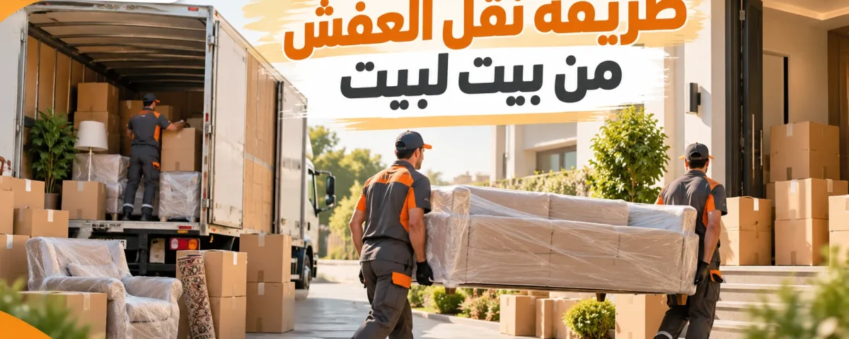 طريقة نقل العفش من بيت لبيت