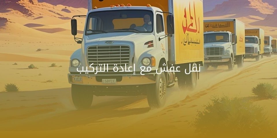 نقل عفش مع إعادة التركيب