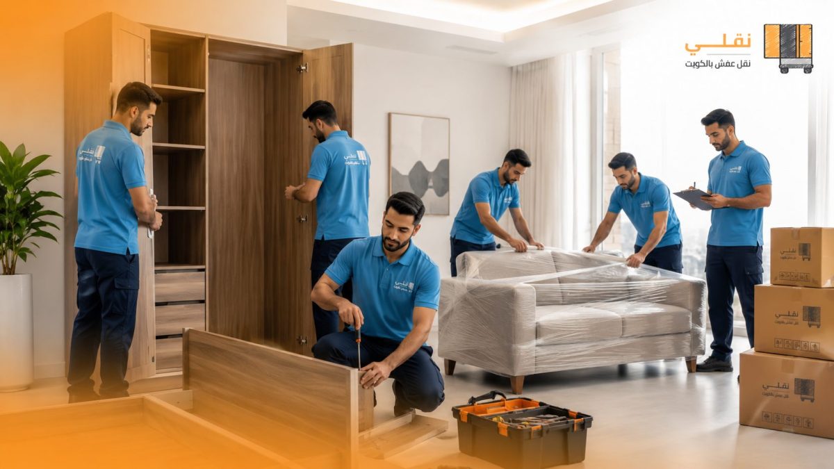 نقل عفش مع الفك والتركيب