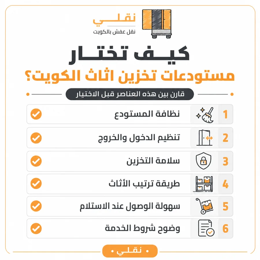 كيف تختار مستودعات تخزين اثاث الكويت؟