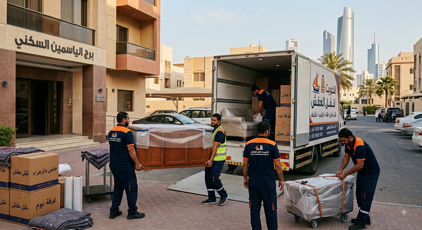 شركات نقل العفش داخل الكويت